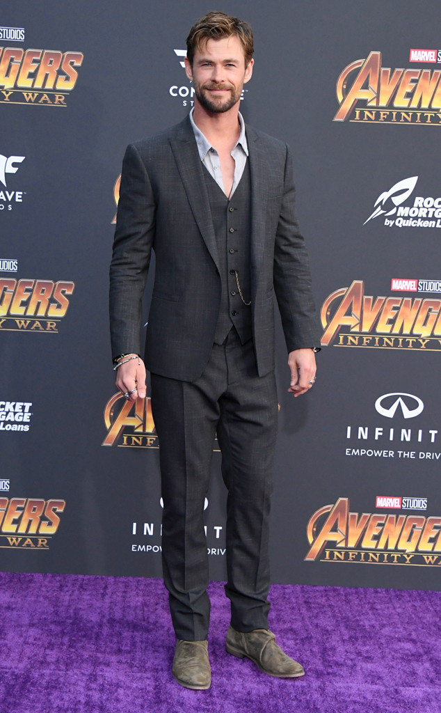 Chris Hemsworth, Avengers: Infinity War World Premiere Chris Hemsworth, Avengers: Infinity War World Premiere